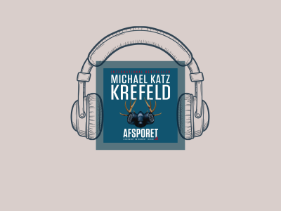 Bogforside med hørebøffer på